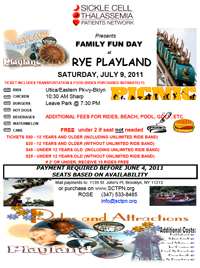 SCTPN: Family Fun Day at Rye Playland Event Flyer